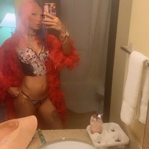 Red feather fashion nova Robe (wore only ONCE) super sexy!!!